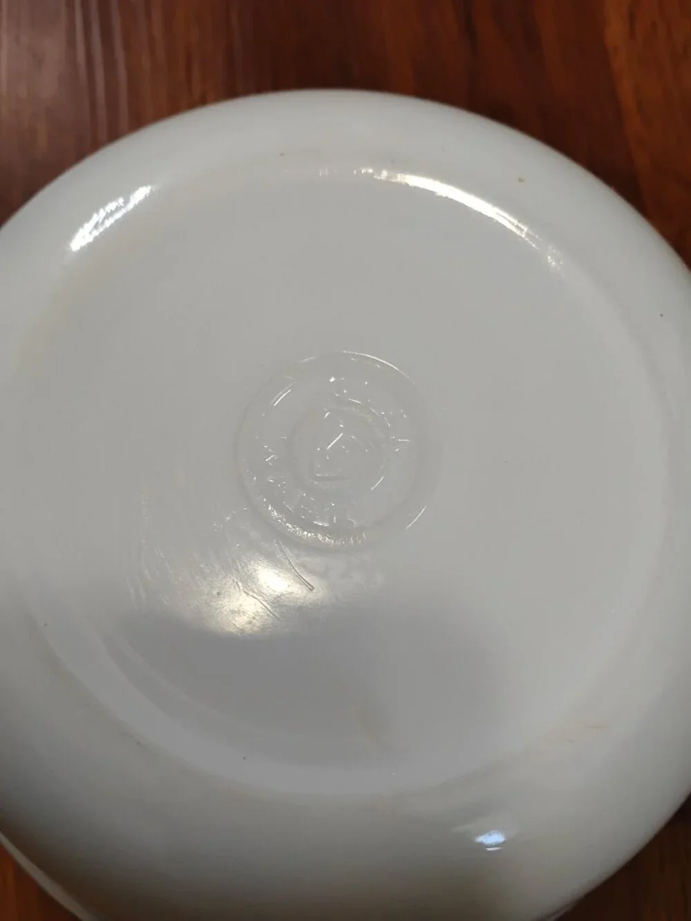 Vintage Federal Milk Glass Fruit Fare Mixing Bowl 9